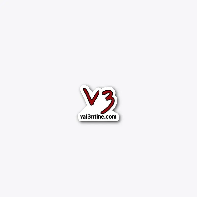 V3 Logo Sticker