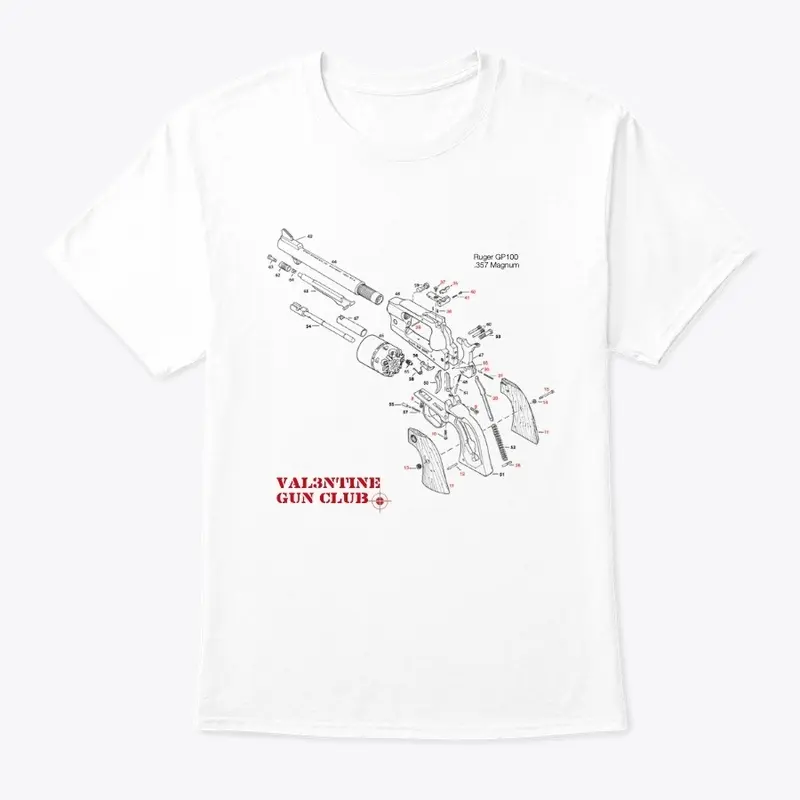 VAL3NTINE Gun Club Tee